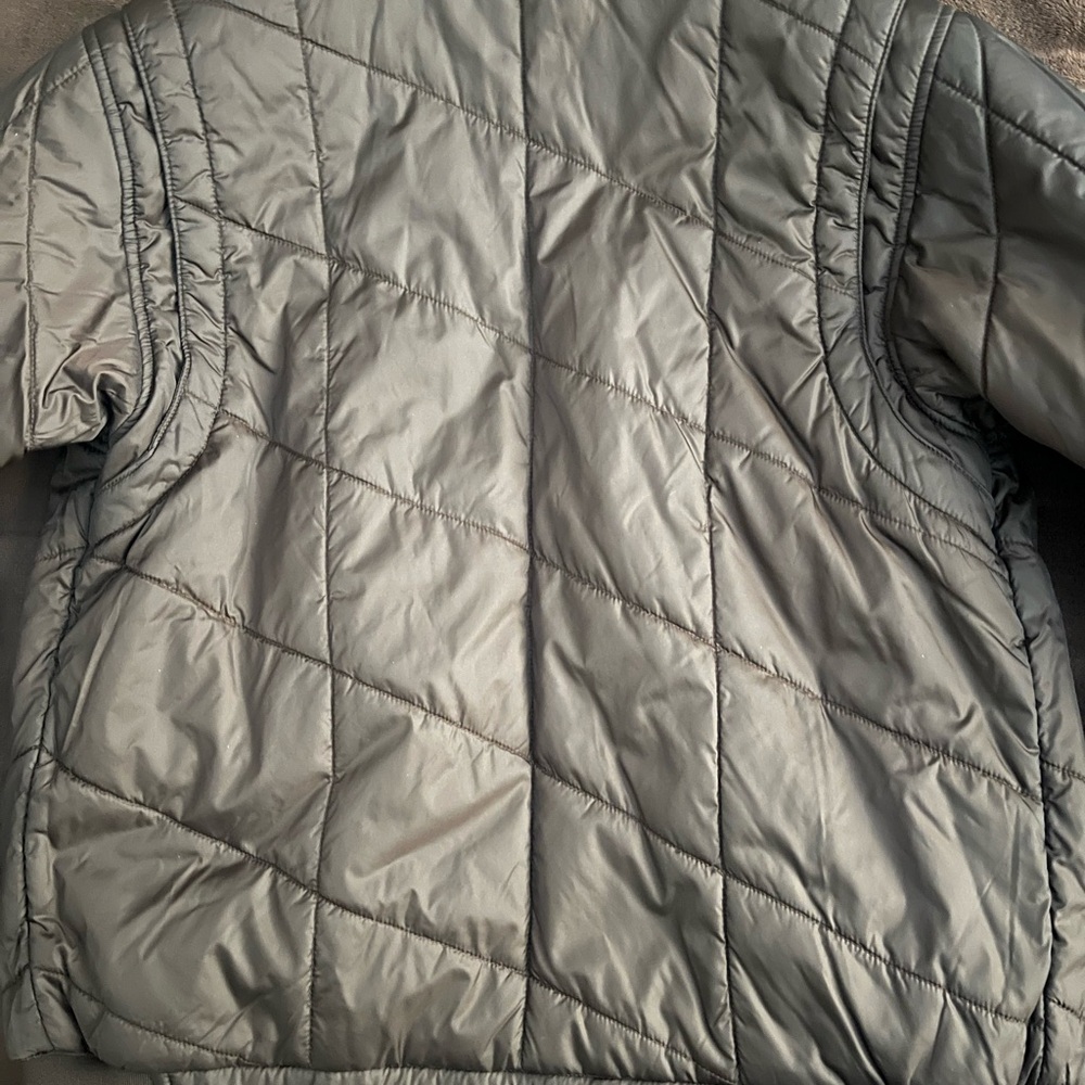 Rare North Face Reversible Cryptic Jacket Small F Medium Ripstop Chocolate Brown - Picture 10 of 16